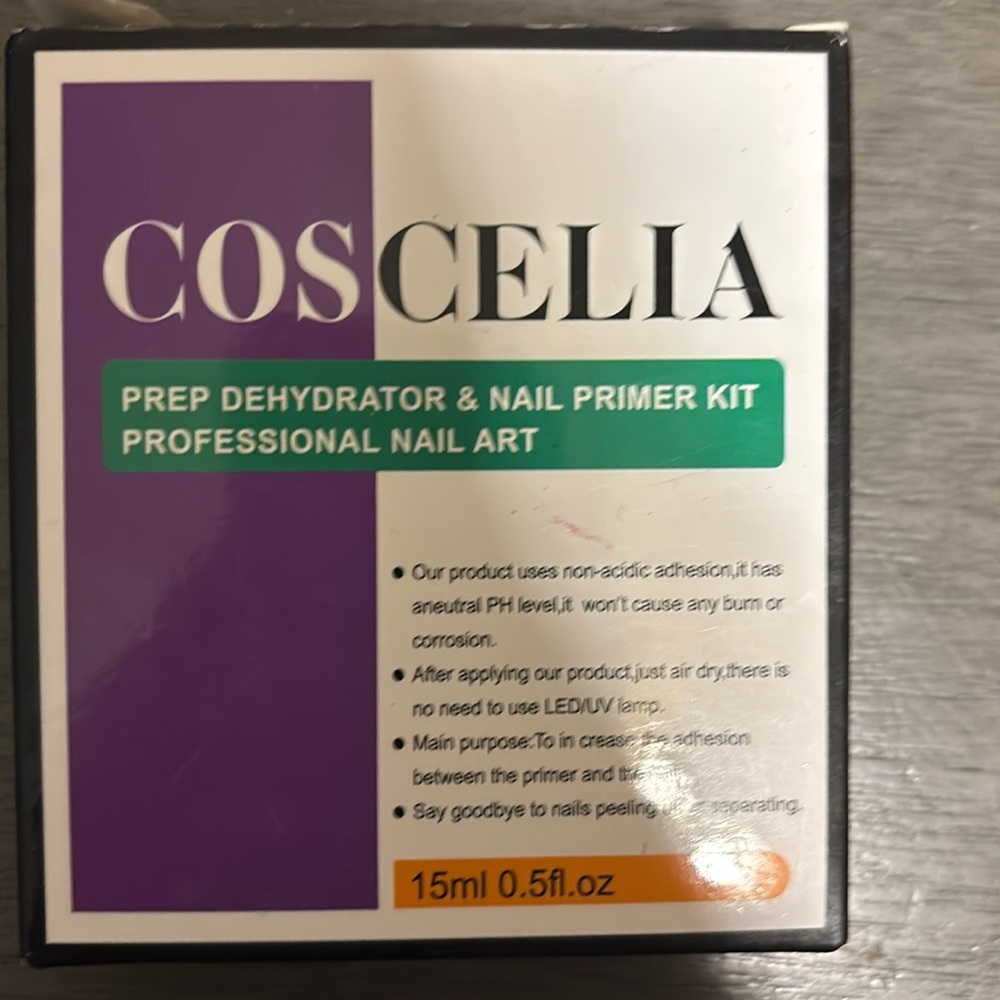 Prep dehydrator and nail kit